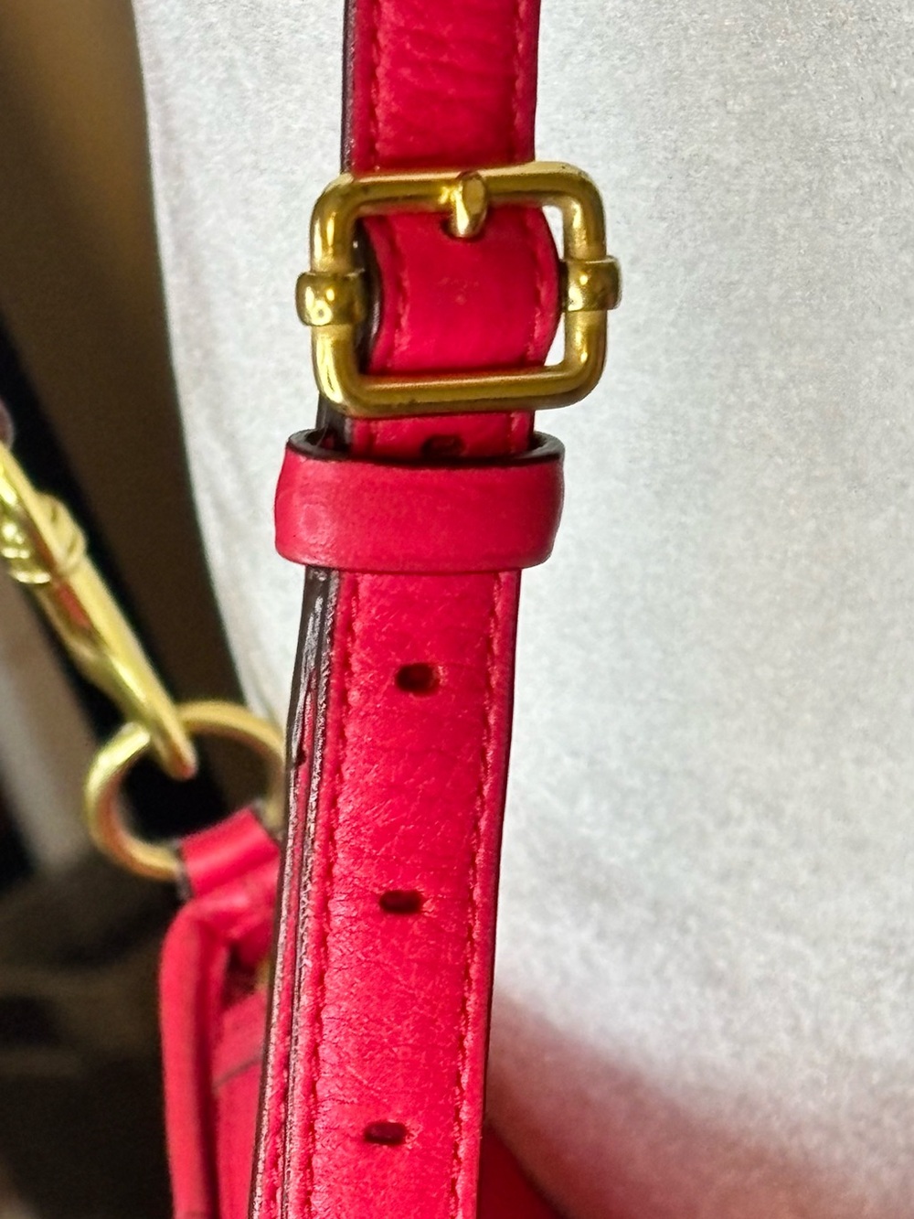 Coach Madison Pink Leather Crossbody Bag Gold Hardware - Picture 5 of 13